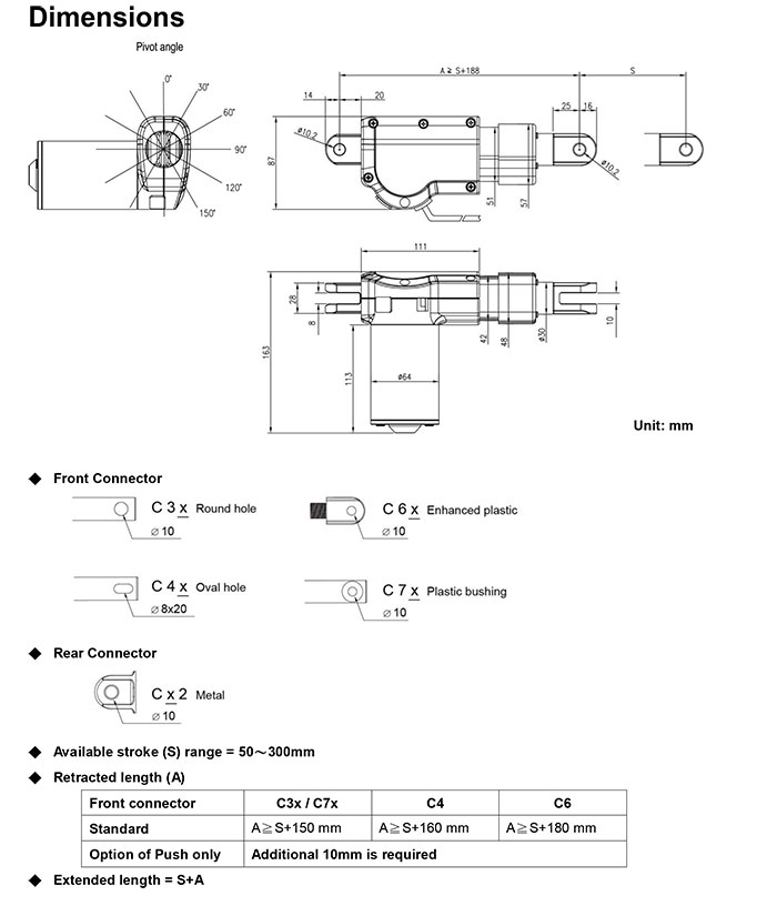 Чертеж актуатора 01FS70 Чертеж актуатора 01FS70